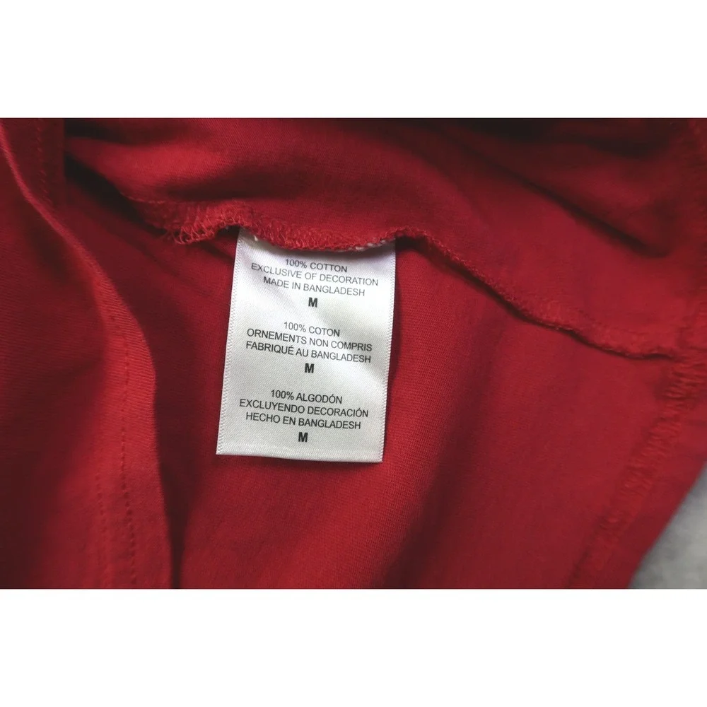 Arkansas Razorbacks Men's Red Graphic T-Shirt Size M NCAA Champion - Picture 5 of 8